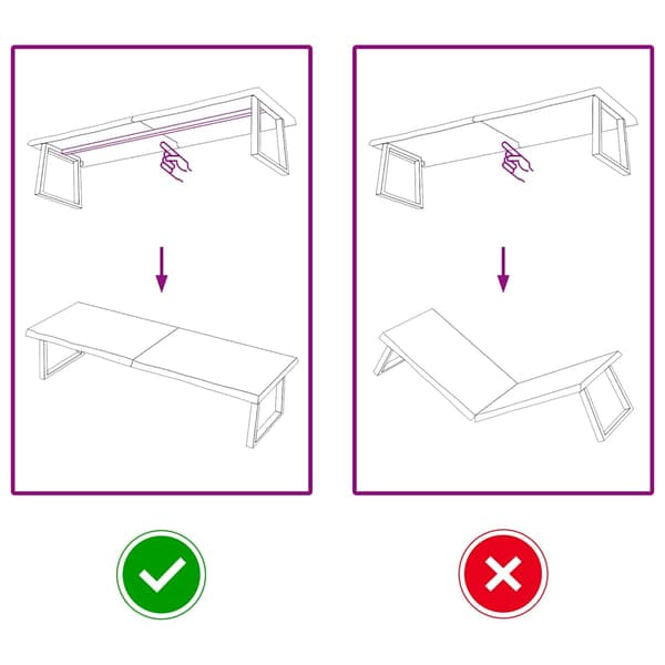 vidaXL hylde mørkebrun 180x60x(2-4) cm egetræsfinish