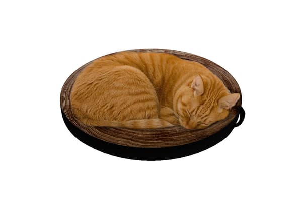Katteseng / Elastisk skummadrasring 40 cm Kempas