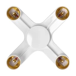 Splitteradapter för lamphållare E27 4xE27