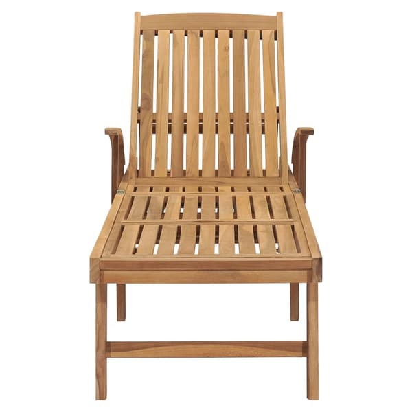 vidaXL Solstol massiv teak