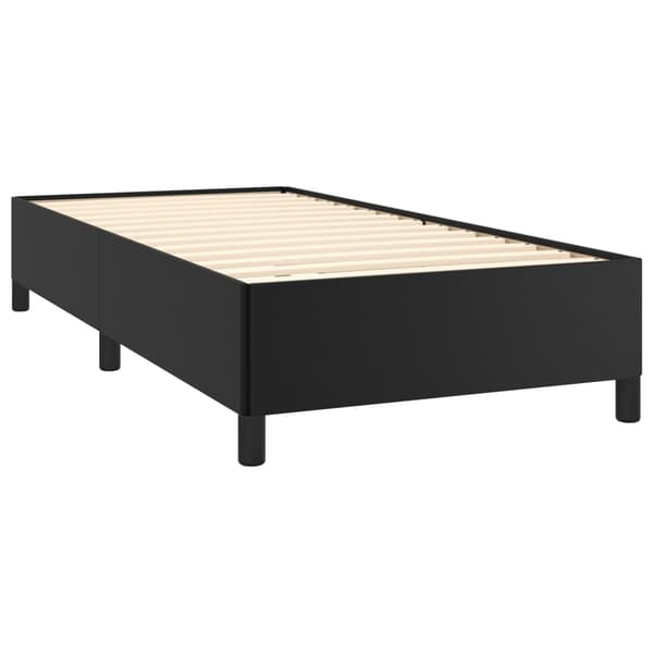 vidaXL sengestel sort 100x200 cm kunstlæder