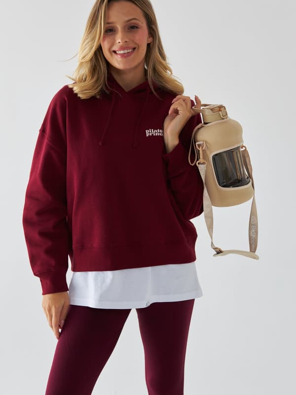 Beige vesipullo taskulla 2,2 l
