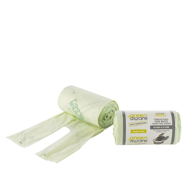 GreenAware komposterbare affaldsposer 8L 40 stk
