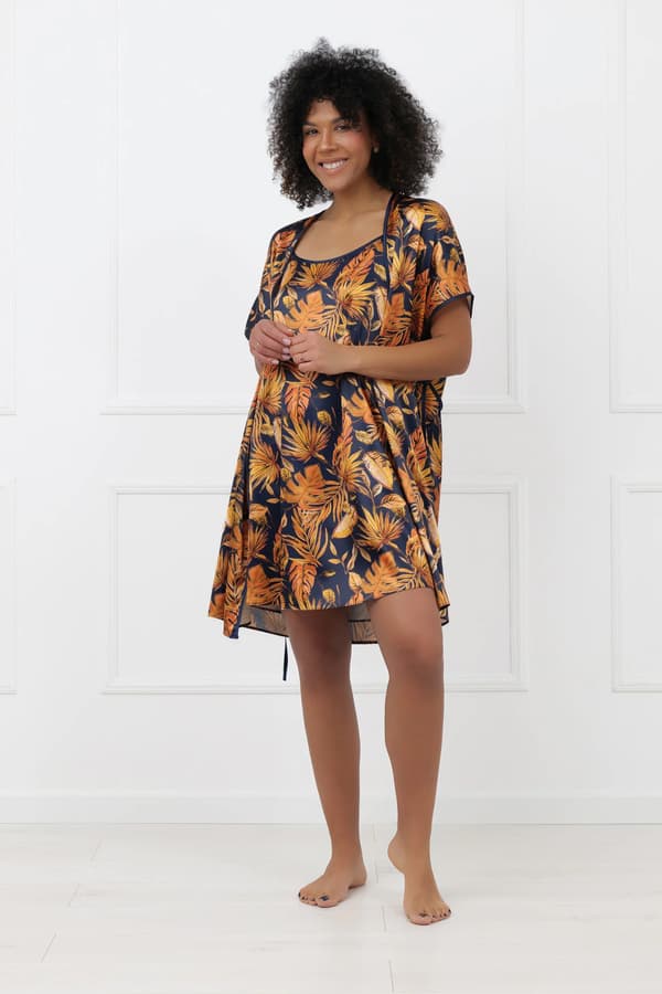 Monstera dambadrock kortärmad XXL