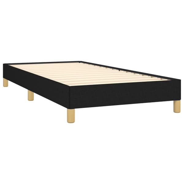 vidaXL sengestel uden madras sort 80x200 cm stof