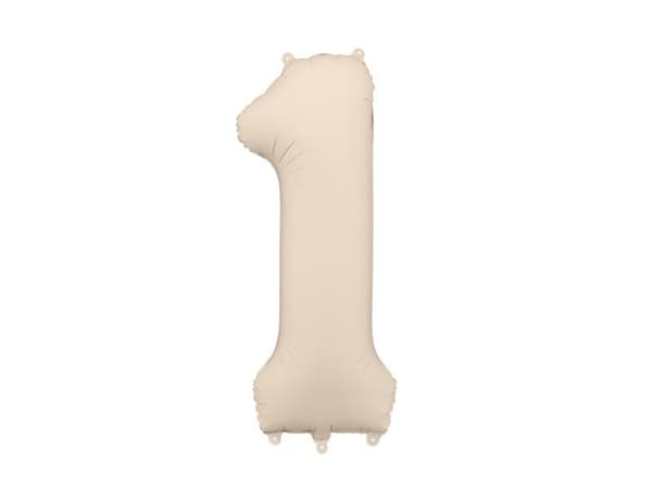 Folioilmapallo 1 86 cm vaalea beige