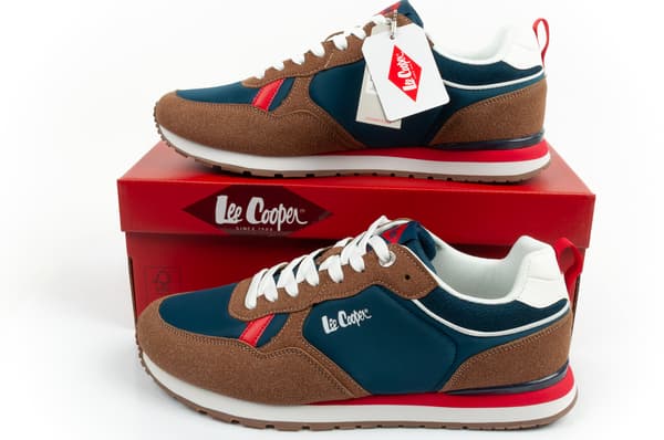 Lee Cooper Memory Pu Mesh Herr Bruna [LCW-26-03-4122M] storlek 40