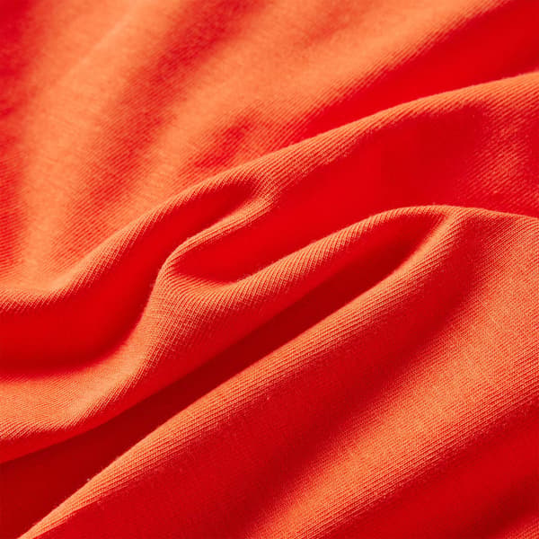 Barn långärmad T-shirt, mörkorange, 104