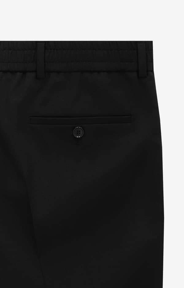 Sorte chinos med slim fit 52