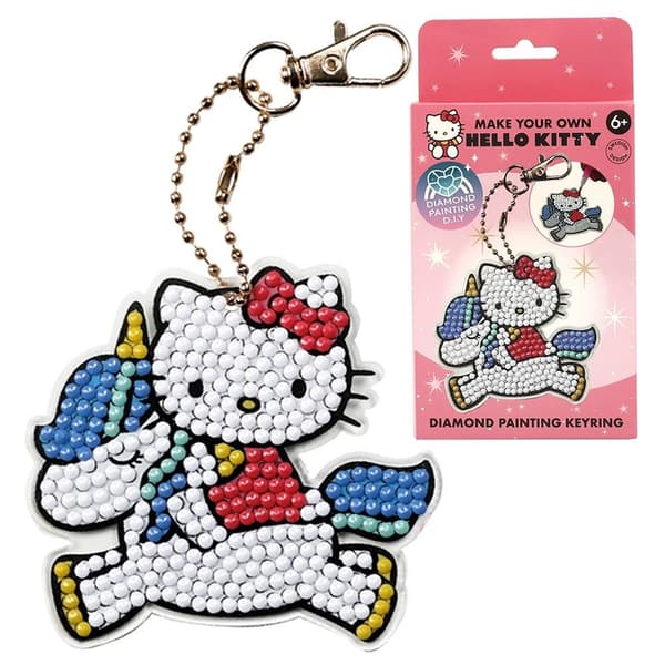 Timanttimaalaus numeroiden mukaan Hello Kitty
