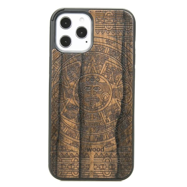 Træetui til iPhone 12 Pro Max AZTEC KALENDER ZIRICOTE