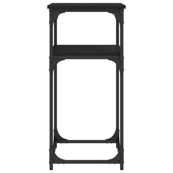 vidaXL konsolbord sort 75x35,5x75 cm