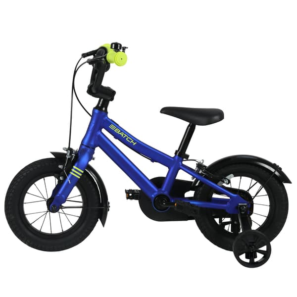 12" Batch aluminium blå barncykel