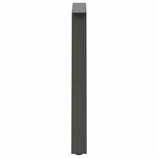 vidaXL Soffbordsben, 2 st, Antracit, 70x(72-73) cm, Stål