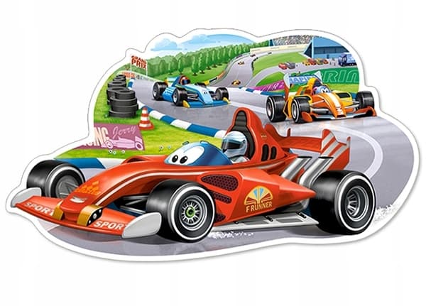 Pussel 12 bitar B-120208 Racing Bolide