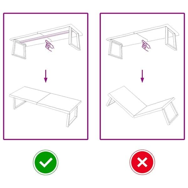 vidaXL hylde mørkebrun 160x60x(2-4) cm egetræsfinish