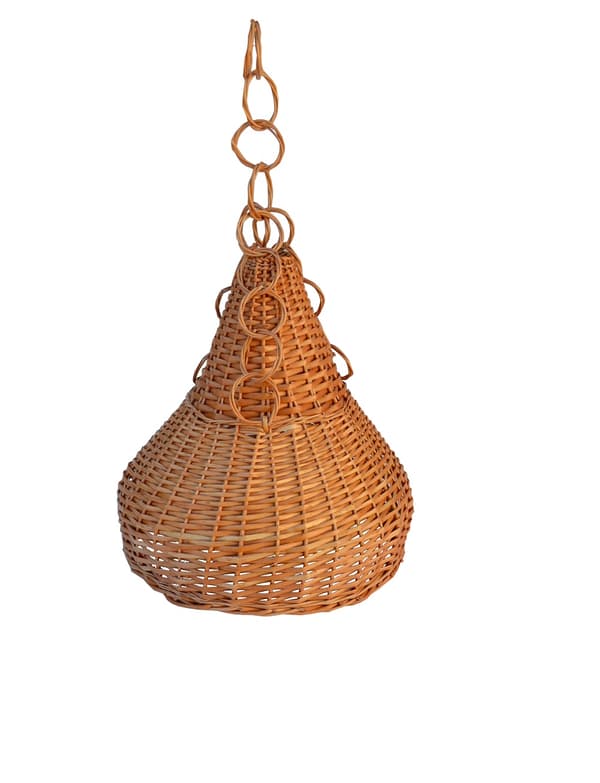 Lampskärm i rotting, pip 35