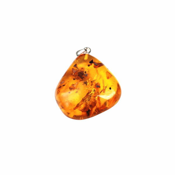 Cognac rav vedhæng - Baltic Amber Smykker