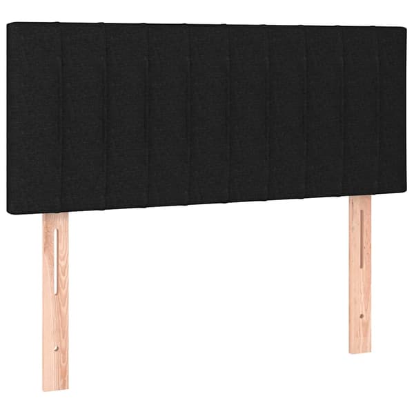 vidaXL sengegavl sort 90x5x78/88 cm stof