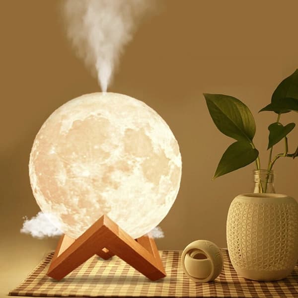 ILMANKOSTUTIN MOON AROMA DIFFUSER KOSTUTTIMEN YÖLAMPULLA