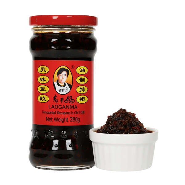 Fermentoituja soijapapuja chiliöljyssä 280g LAOGANMA
