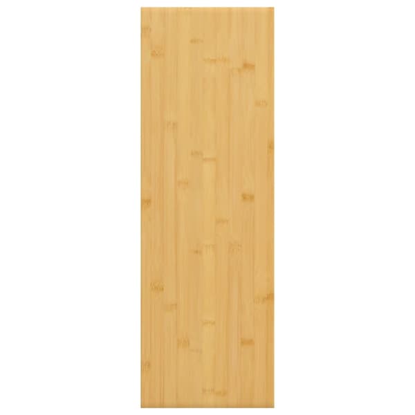 vidaXL Seinähylly 60x20x1,5 cm bambu