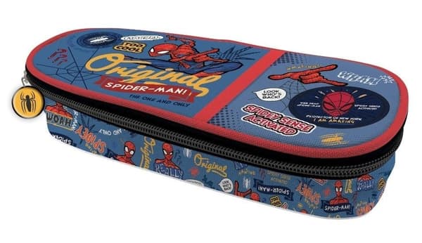 Spider-Man skolepenalhus med klap