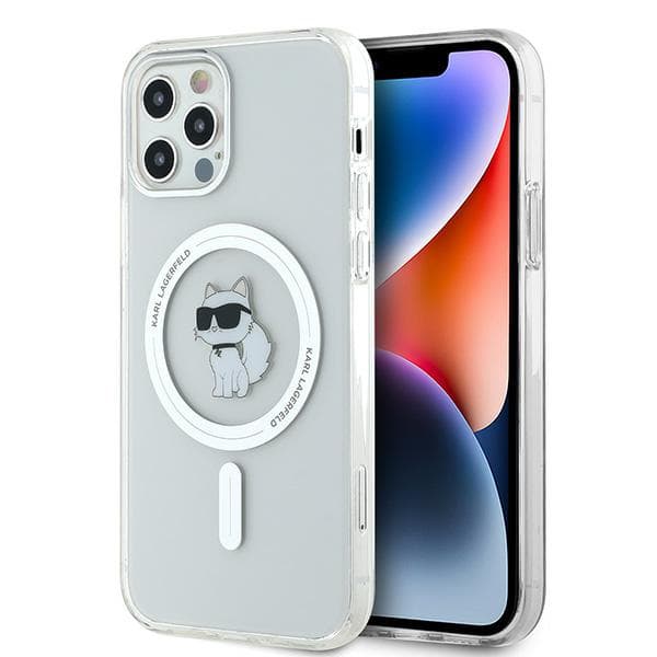 Karl Lagerfeld IML Choupette MagSafe-etui til iPhone 12/12 Pro, klar