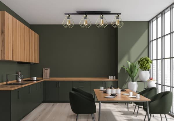 Loftlampe 4xE27 FEBRIS SORT/GULD