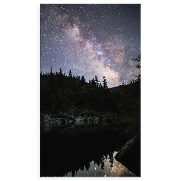 Lærredstryk Rummet Stjernehimmel 70x120
