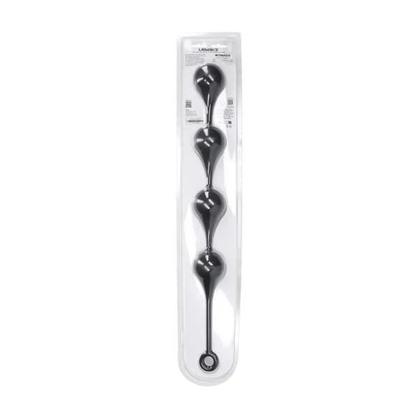 Silikone vanddråbe analbolde - XXL - 60mm - Sort