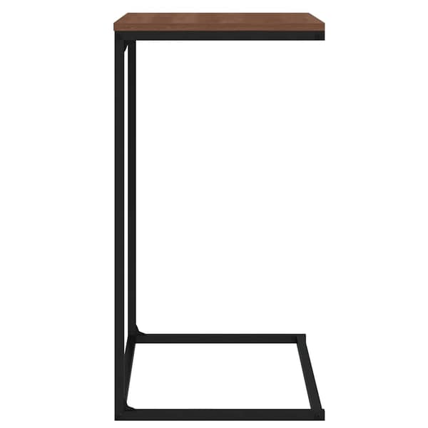 vidaXL sidebord sort 55x35x66 cm træbaseret materiale