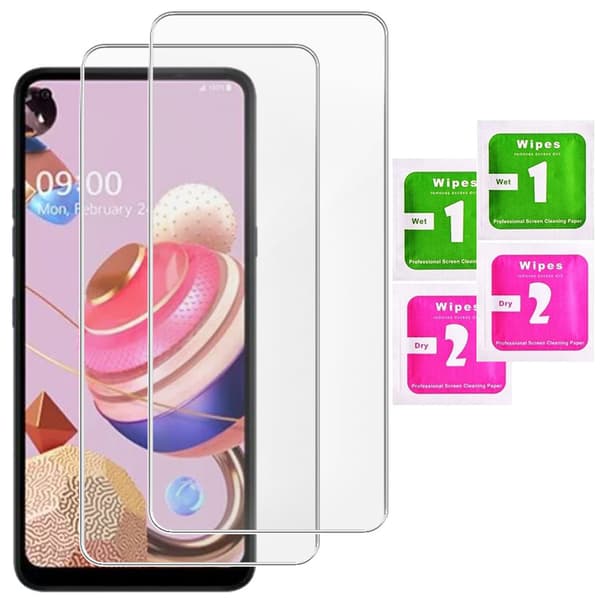 2x Härdat glas för LG K51S | 2-pack