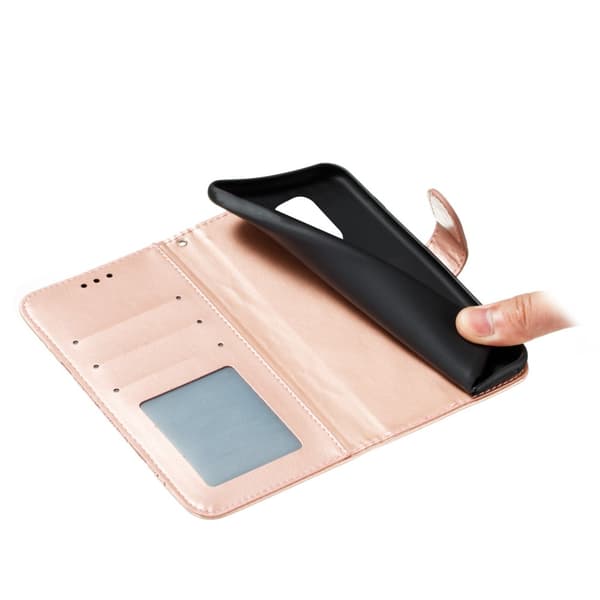 Flip-etui til Xiaomi Redmi Note 9s/9 Pro, Mandala, rosaguld