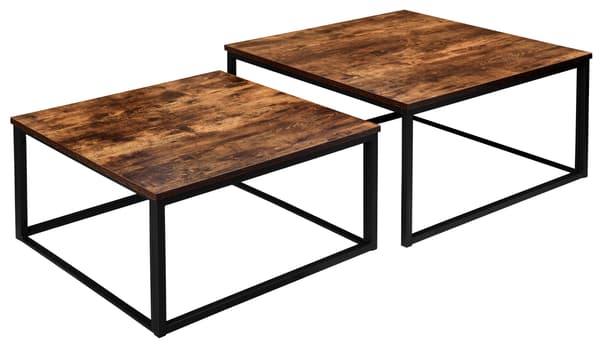 Velen Rustikt antik ek loft soffbord