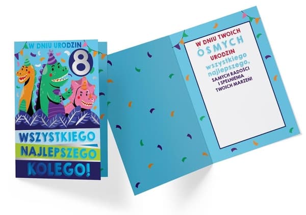 Kort PR-332 Födelsedag 8:e pojken