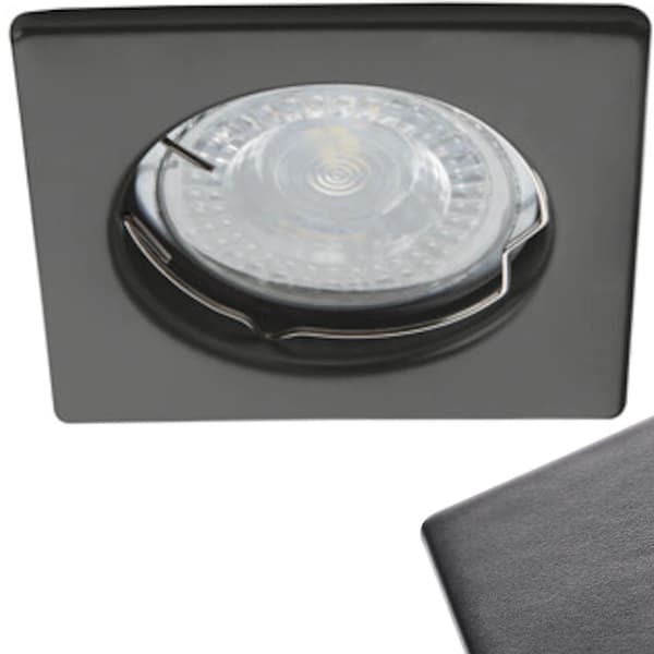 LED-loftspotlight halogenspotlight ALOR 10W GU10 sort KANLUX