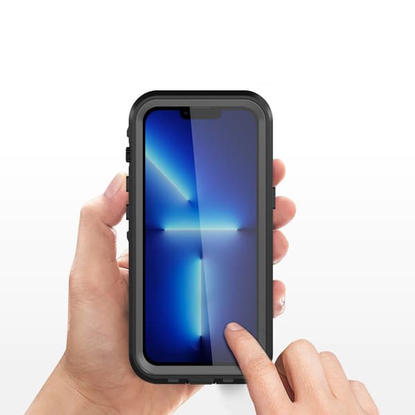 REDPEPPER Dot+ Vandtæt Etui til iPhone 13 Pro - Mørkegrå
