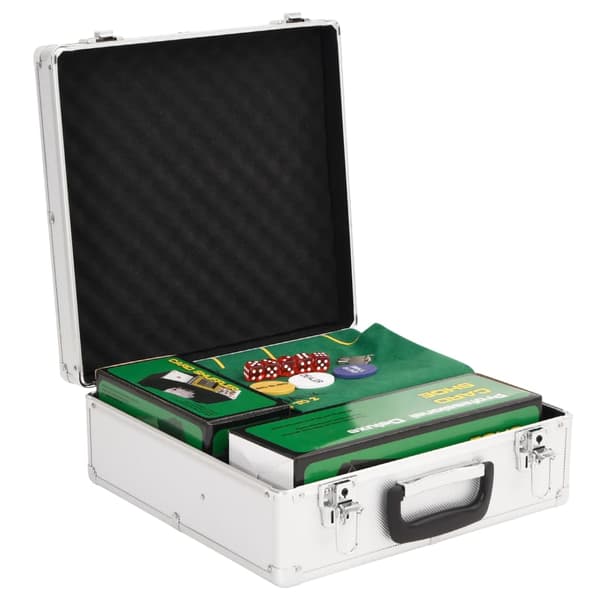 vidaXL Pokerchipset, 600 delar, 11,5 g