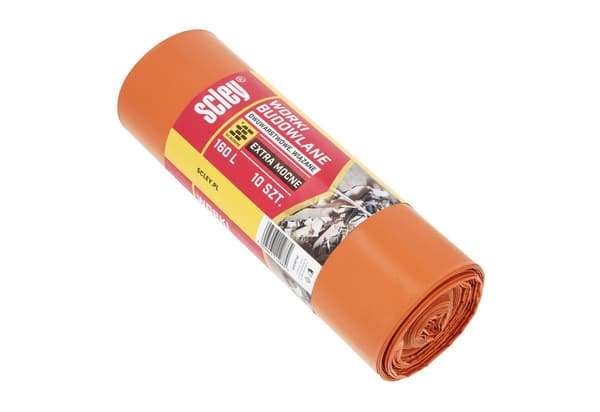 Byggavfallspåsar 160l 10 st 60μm Scley