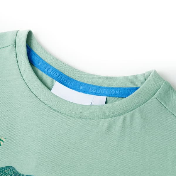 Børne-T-shirt, lys khaki, 92