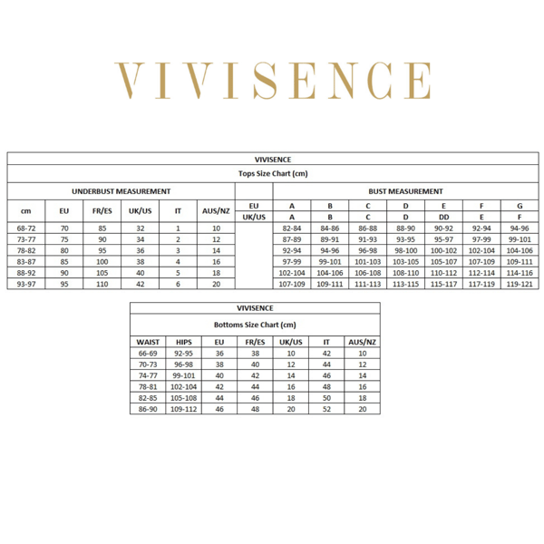 Vivisence 3108 Sort 80c Badedragt i ét stykke