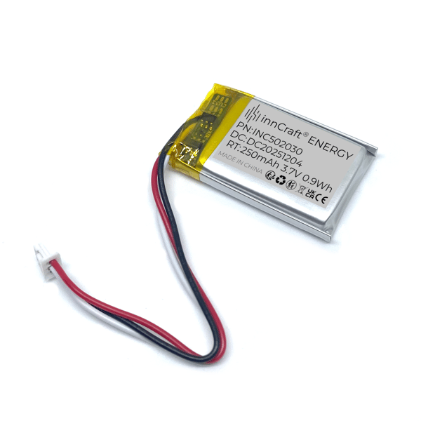 Lithiumpolymerbatteri 250mAh 3,7V INC502030