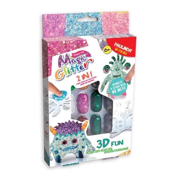 Skab din egen 3D magiske glittervæsen - Creature