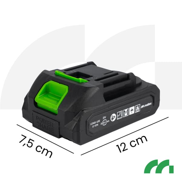 Batteri til minisav MasterCut 1000W Li-ion 2Ah 21V