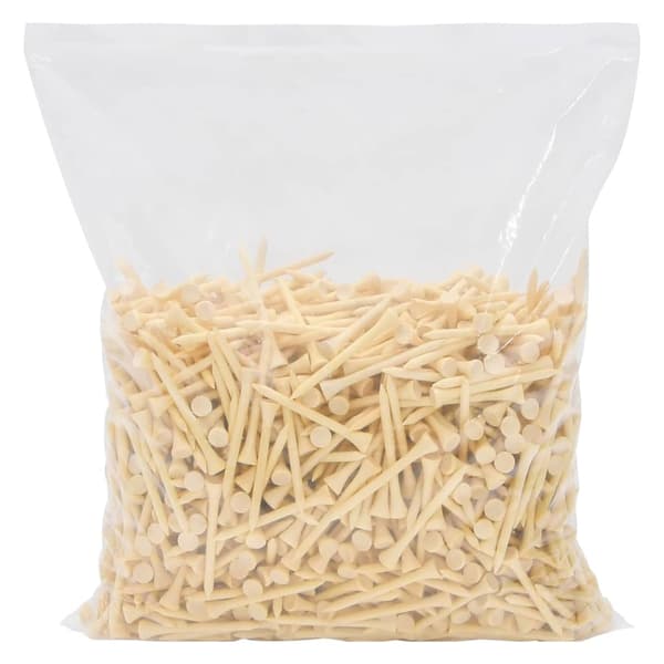 vidaXL golftees 1000 stk. 83 mm bambus