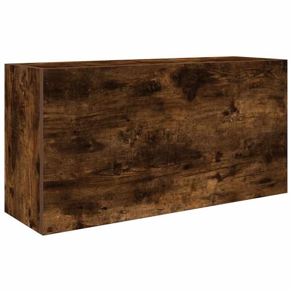 vidaXL væghængt badeværelsesskab røget eg 80x25x40 cm