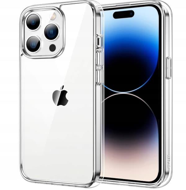 KLART SLIMT SKAL TILL IPHONE 14 PRO + GLAS