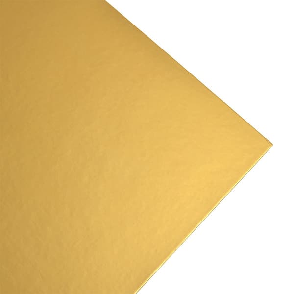Tortunderlaget guldfarvet rektangulær 40x30 cm