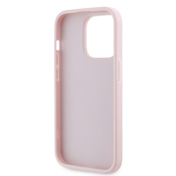 Karl Lagerfeld KLHCP14LPQDSMGP iPhone 14 Pro 6,1" pink/pink hårdt cover Diagonal Quilted Script